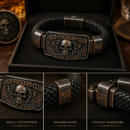 ☠️ Old Fuckers Club & Wild Freedom 🪓 | 2026 Limited Edition Vintage Bracelet